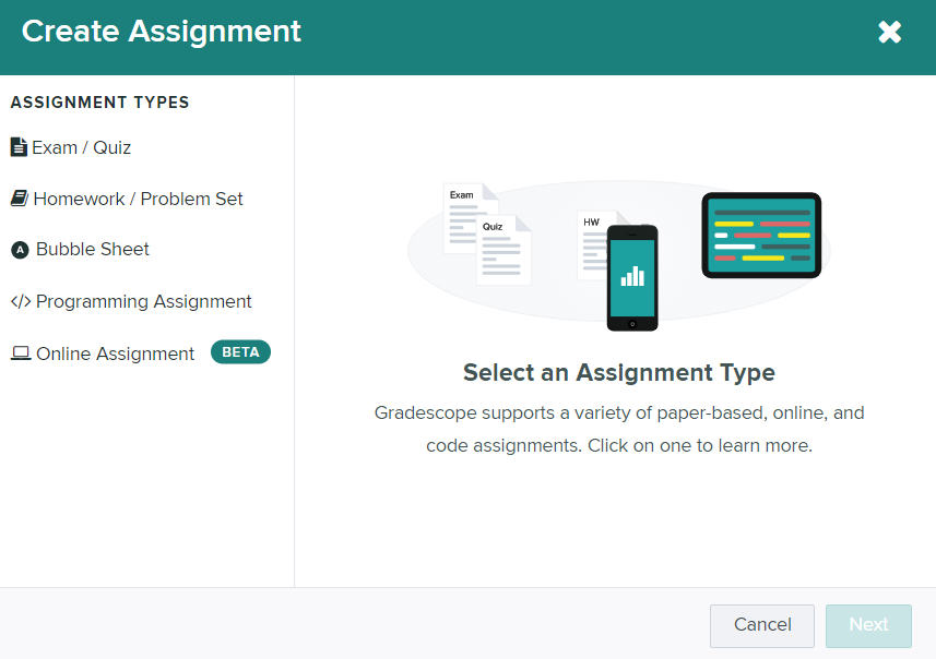 Assignment Types